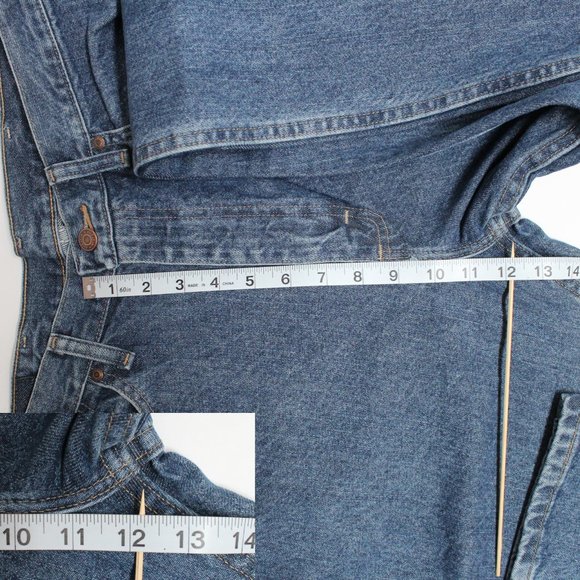 Wrangler Five Star Premium Denim Regular Fit Straight Leg Blue Jeans 34 x 36 NWT - Picture 4 of 16